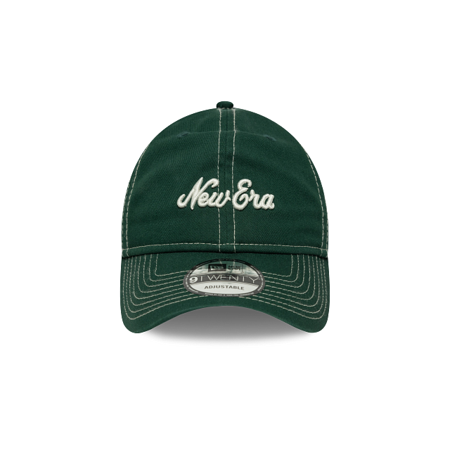 New Era Contrast Stitch 9TWENTY Strapback Verde