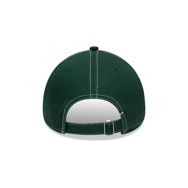 New Era Contrast Stitch 9TWENTY Strapback Verde