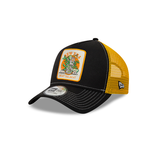 New Era Summer Graphic 9FORTY A-Frame Trucker Snapback Negra
