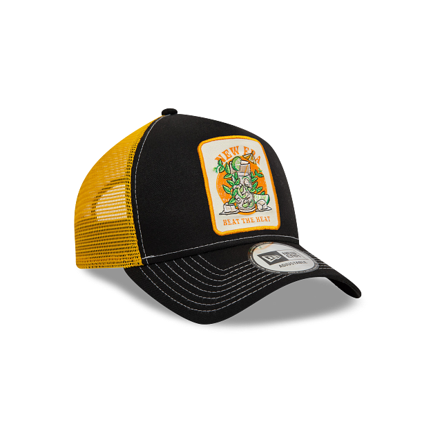 New Era Summer Graphic 9FORTY A-Frame Trucker Snapback Negra