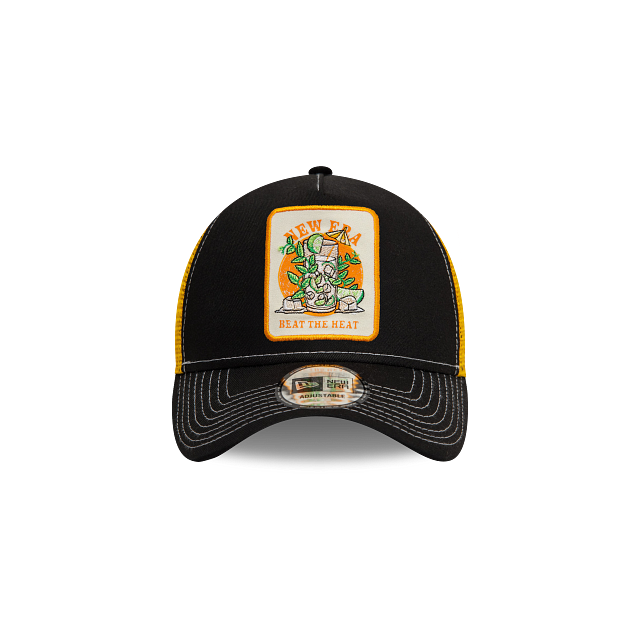 New Era Summer Graphic 9FORTY A-Frame Trucker Snapback Negra