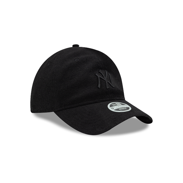 New York Yankees MLB Towelling 9TWENTY Strapback Negra para Mujer