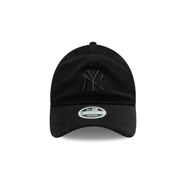 New York Yankees MLB Towelling 9TWENTY Strapback Negra para Mujer