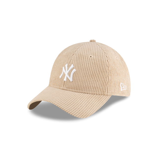 New York Yankees MLB Cord Essentials 9TWENTY Strapback Beige para Mujer