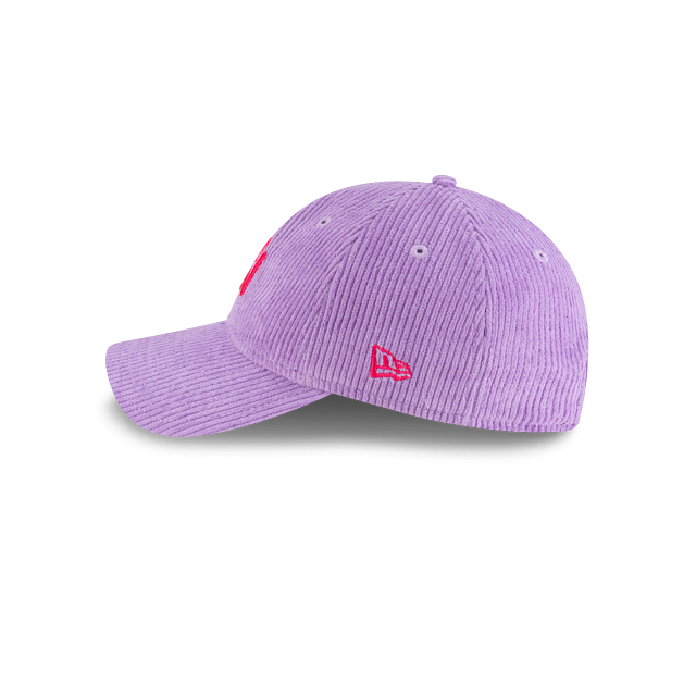New York Yankees MLB Cord Essentials 9TWENTY Strapback Morada para Mujer