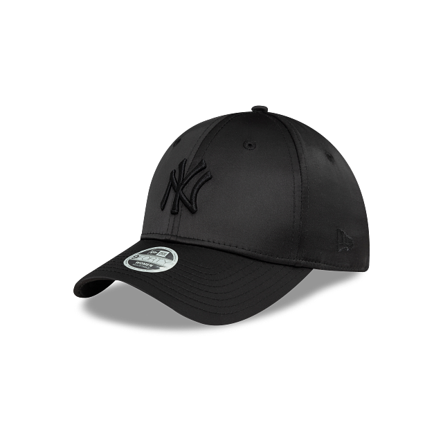 New York Yankees MLB Satin Women's 9FORTY Snapback Negra para Mujer