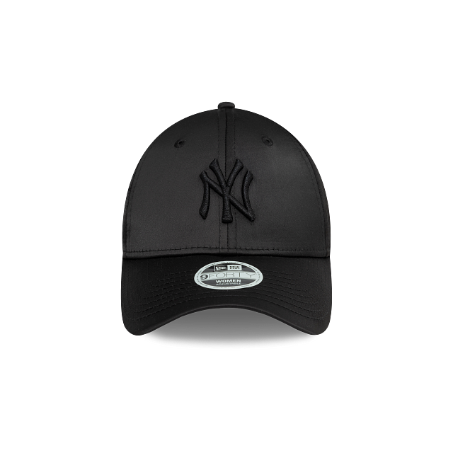 New York Yankees MLB Satin Women's 9FORTY Snapback Negra para Mujer