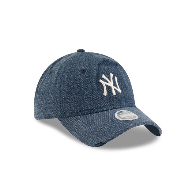 New York Yankees MLB Acid Denim 9TWENTY Strapback para Mujer