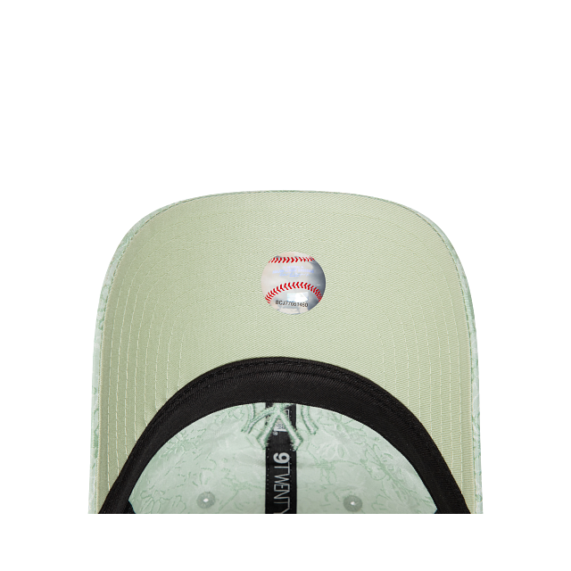 New York Yankees MLB Women's Floral 9TWENTY Strapback Verde para Mujer