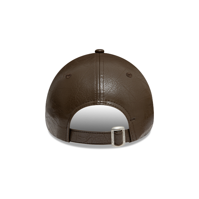 Los Angeles Dodgers MLB Faux Leather Crinkled 9FORTY Strapback para Mujer