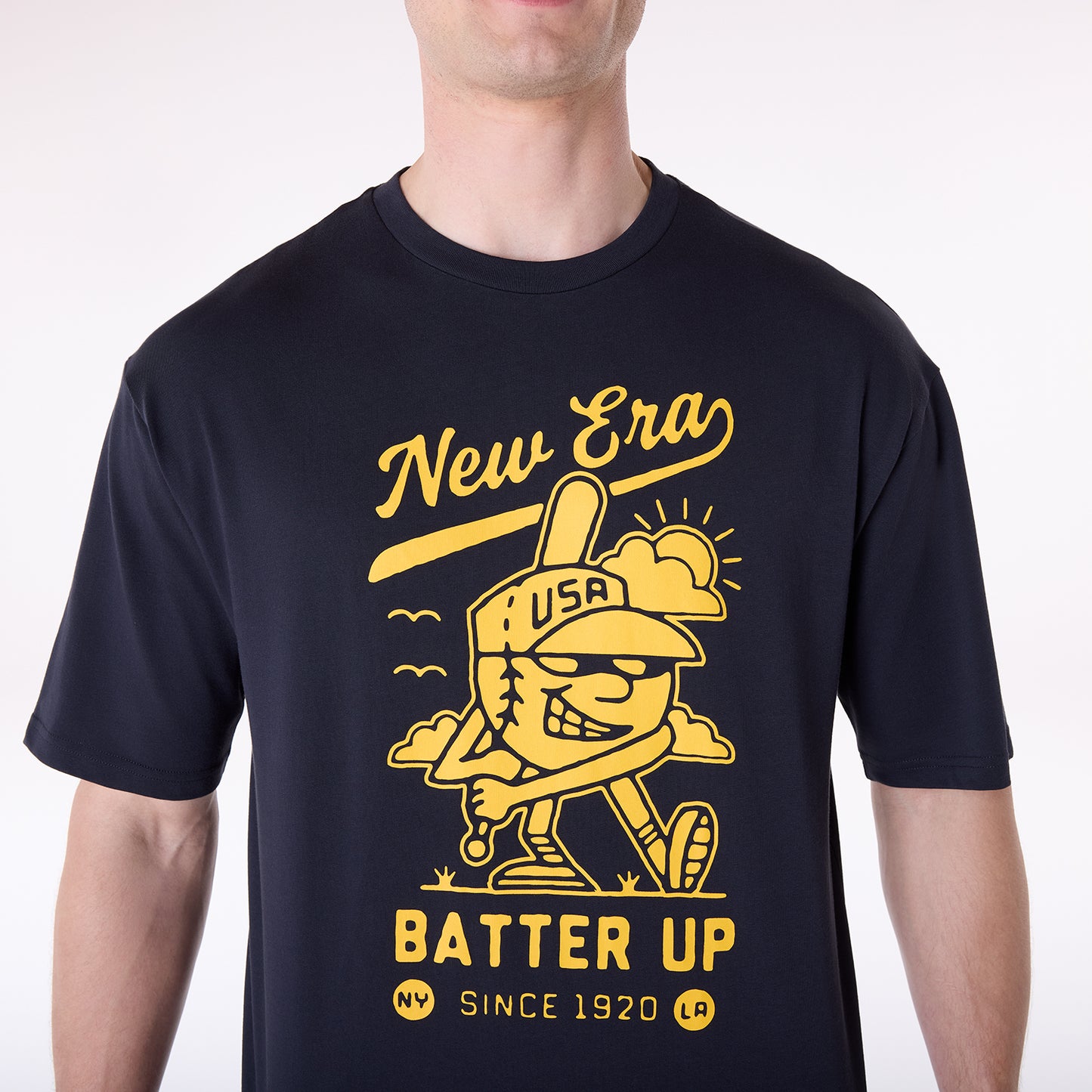Playera Manga Corta New Era Graphic Navy