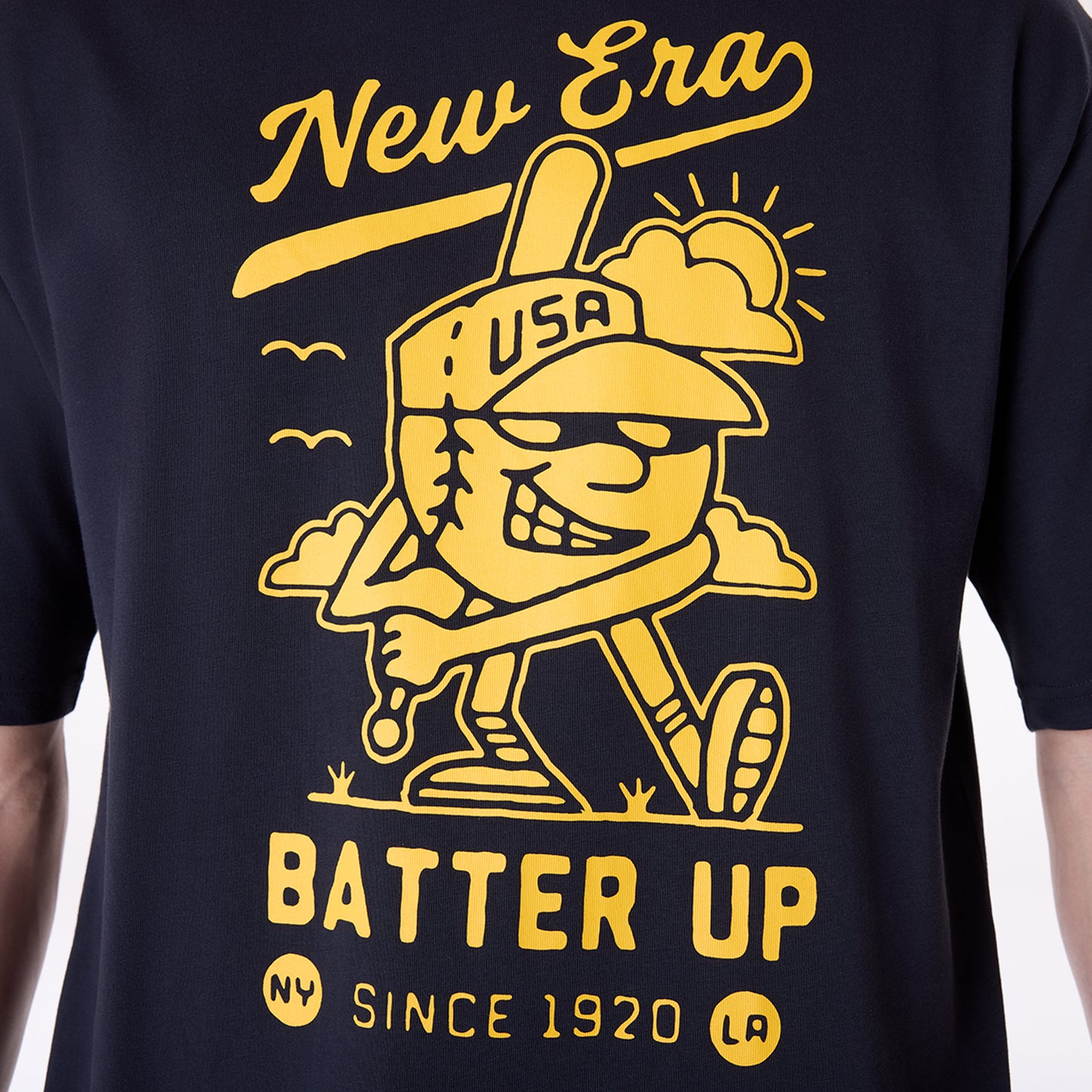 Playera Manga Corta New Era Graphic Navy