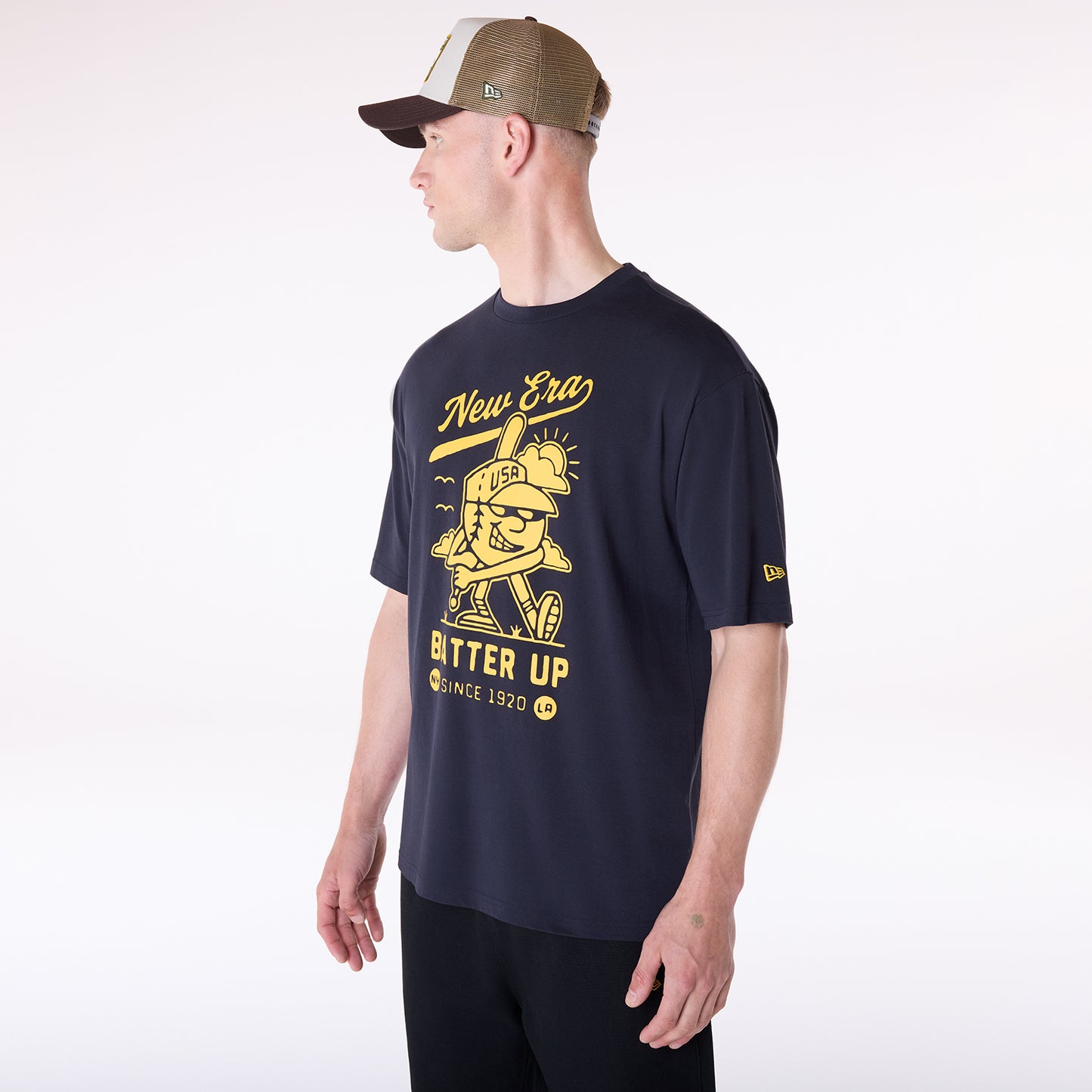 Playera Manga Corta New Era Graphic Navy