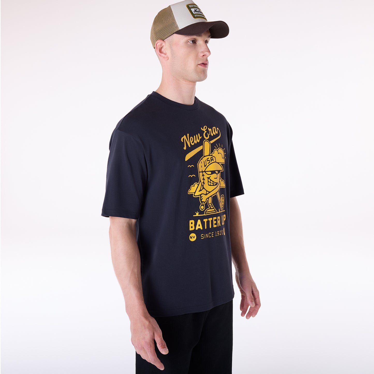 Playera Manga Corta New Era Graphic Navy