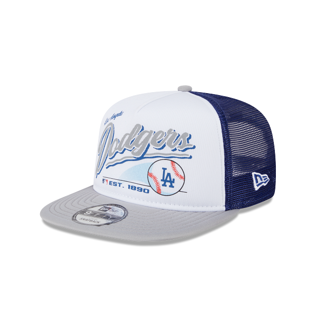 Los Angeles Dodgers MLB Retro Script 9FIFTY A-Frame Trucker Snapback
