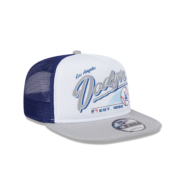 Los Angeles Dodgers MLB Retro Script 9FIFTY A-Frame Trucker Snapback