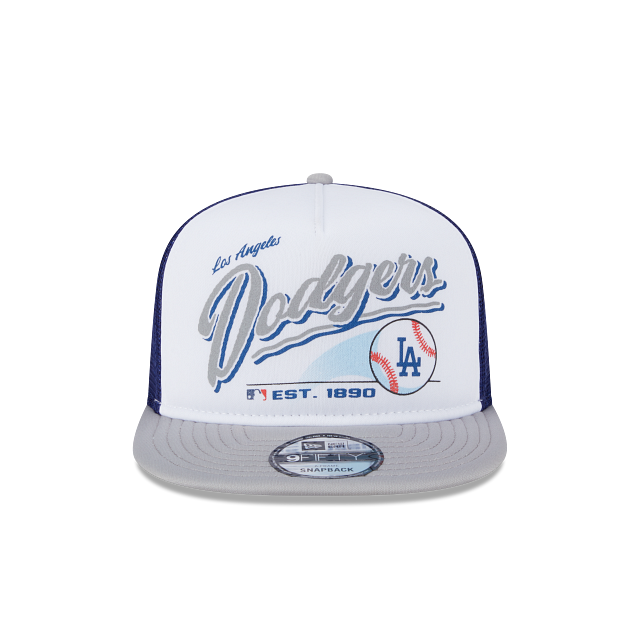 Los Angeles Dodgers MLB Retro Script 9FIFTY A-Frame Trucker Snapback