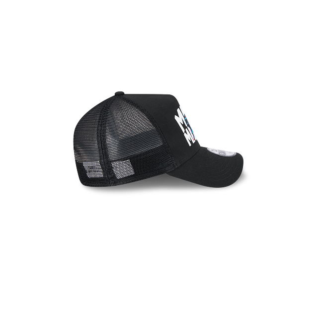 Miami Marlins MLB Kids League Essentials 9FORTY A-Frame Trucker Snapback para Niña o Niño