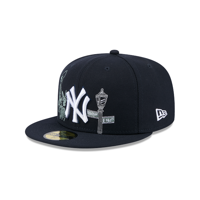 New York Yankees MLB State Stitch 59FIFTY Cerrada