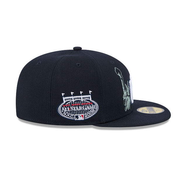 New York Yankees MLB State Stitch 59FIFTY Cerrada