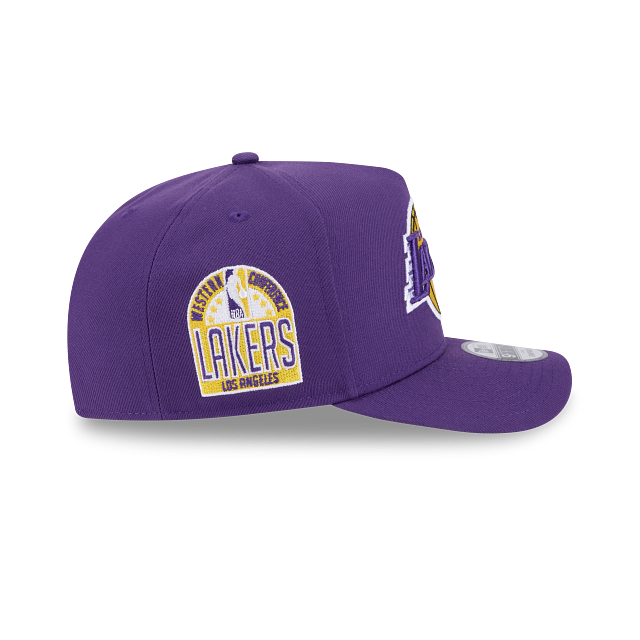 Los Angeles Lakers NBA Evergreen 9FIFTY A-Frame Snapback Morada