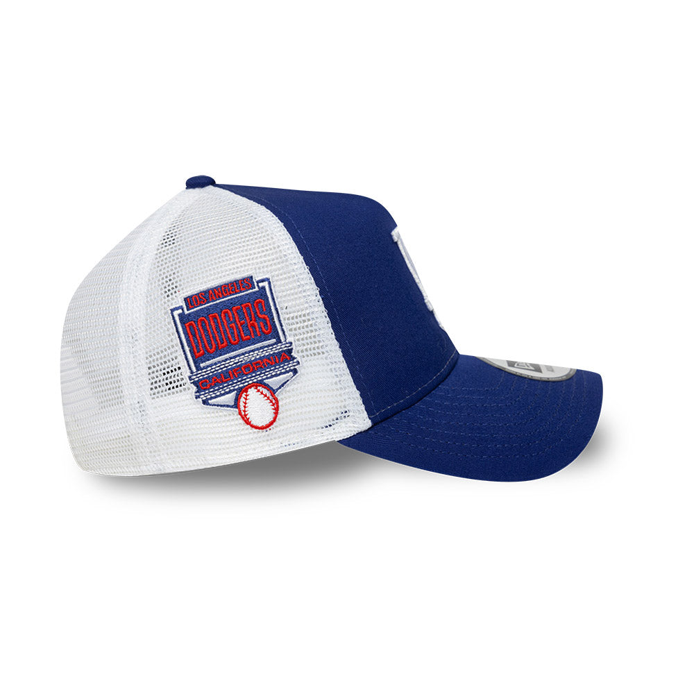 Los Angeles Dodgers MLB Side Patch 9FORTY A-Frame Trucker Snapback