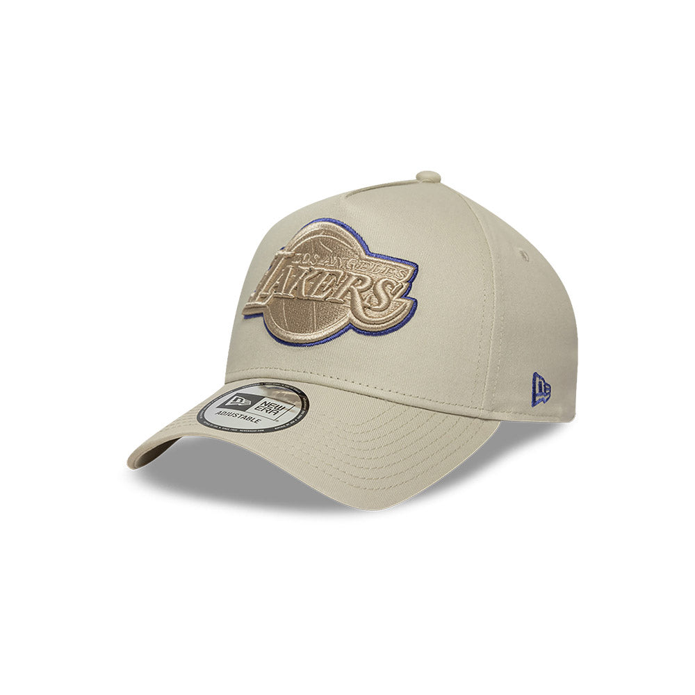 Los Angeles Lakers NBA Team Outline 9FORTY A-Frame Snapback