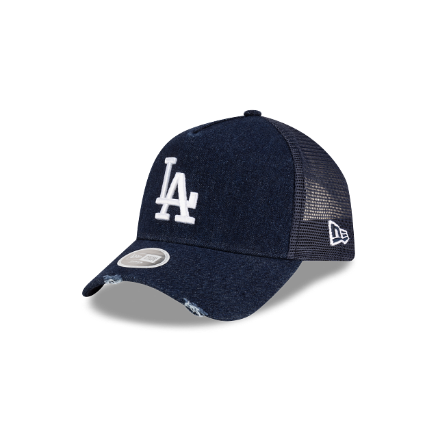 Los Angeles Dodgers MLB Denim 9FORTY A-Frame Trucker Snapback para Mujer