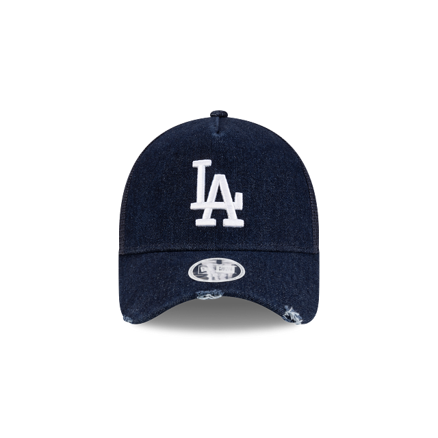 Los Angeles Dodgers MLB Denim 9FORTY A-Frame Trucker Snapback para Mujer