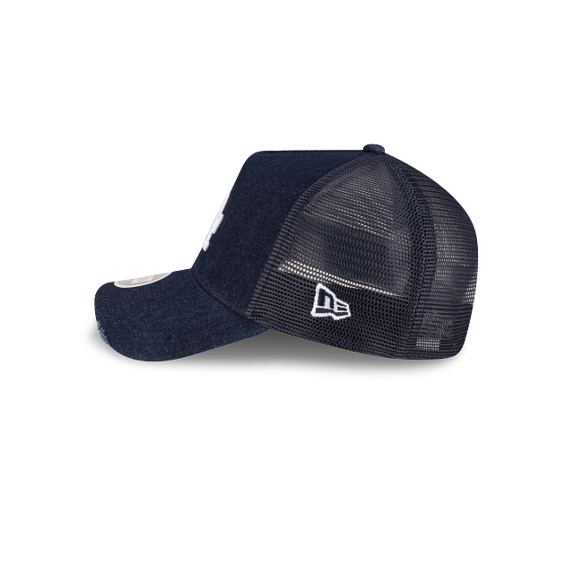 Los Angeles Dodgers MLB Denim 9FORTY A-Frame Trucker Snapback para Mujer