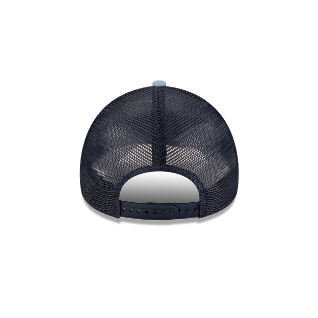 New York Yankees MLB Denim 9FORTY A-Frame Trucker Snapback para Mujer