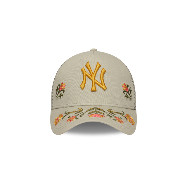 New York Yankees MLB Floral 9FORTY A-Frame Trucker Snapback