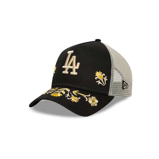Los Angeles Dodgers MLB Floral 9FORTY A-Frame Trucker Snapback