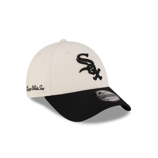 Chicago White Sox MLB Side Script 9FORTY Strapback