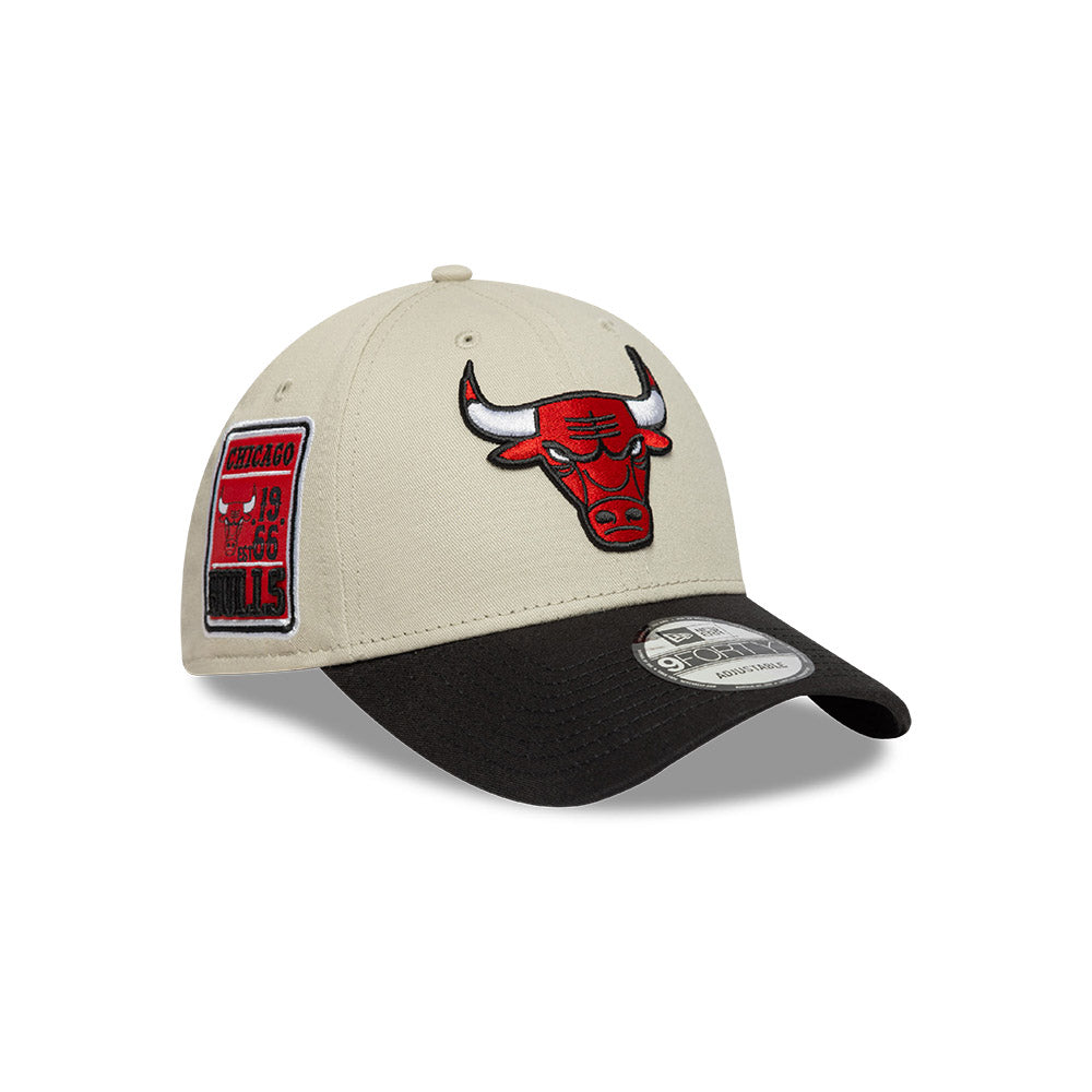 Chicago Bulls NBA Contrast Patch 9FORTY Strapback