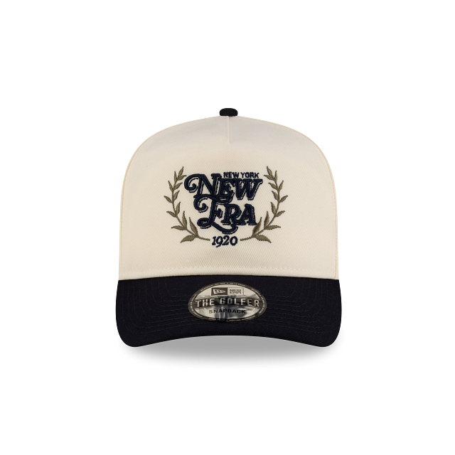 New Era Laurel Golfer Snapback Beige
