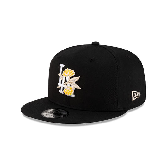 Los Angeles Dodgers MLB Floral 9FIFTY Snapback