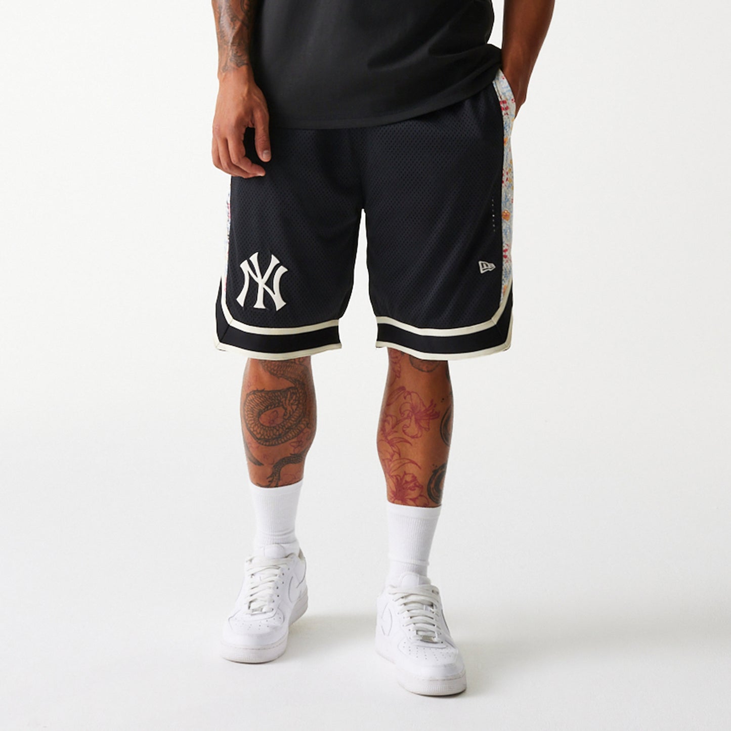 Shorts New York Yankees MLB Floral Infilled