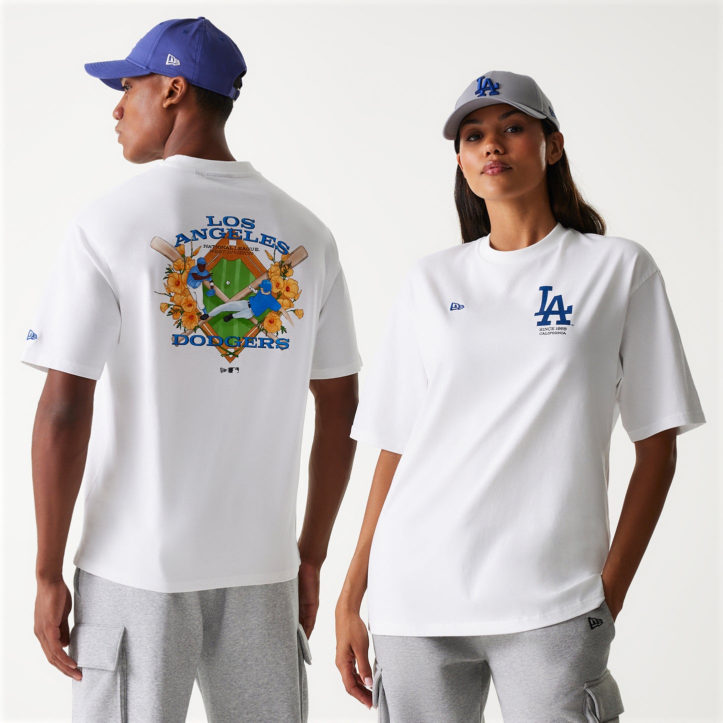 Playera Manga Corta Los Angeles Dodgers MLB Baseball Graphic