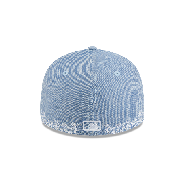 New York Yankees MLB Hand Stitched Chambray 59FIFTY Low Profile Cerrada