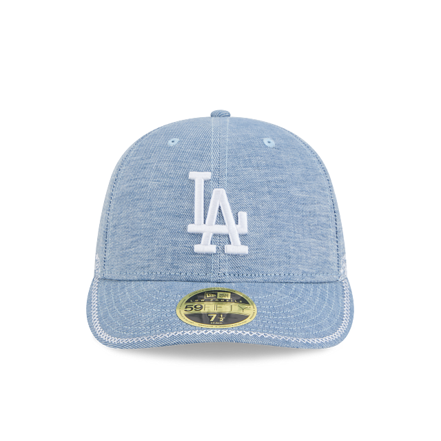 Los Angeles Dodgers MLB Hand Stitched Chambray 59FIFTY Low Profile Cerrada