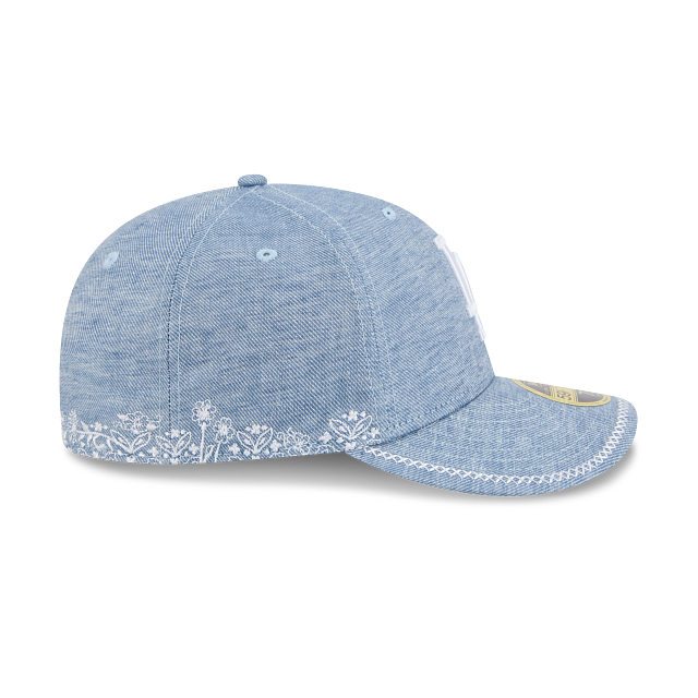 Los Angeles Dodgers MLB Hand Stitched Chambray 59FIFTY Low Profile Cerrada