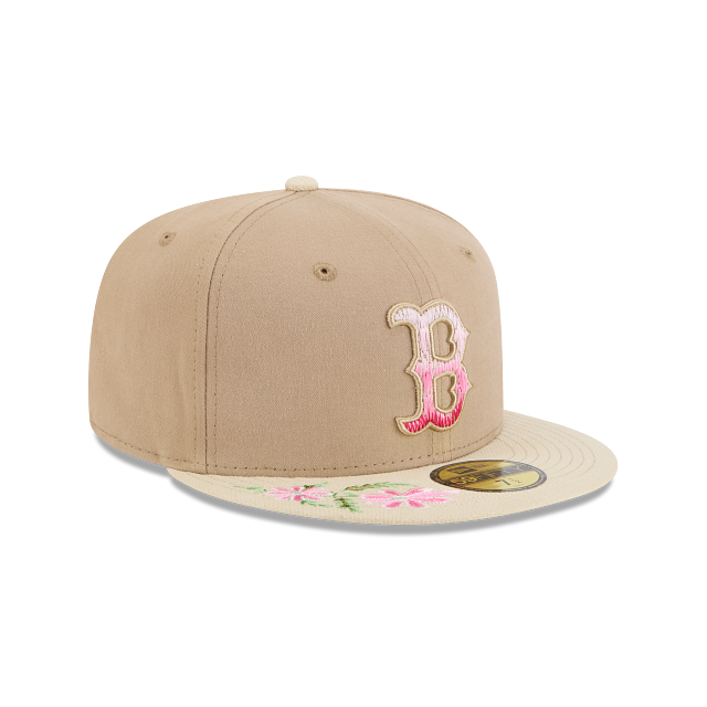 Boston Red Sox MLB Hand Stitched Floral 59FIFTY Cerrada