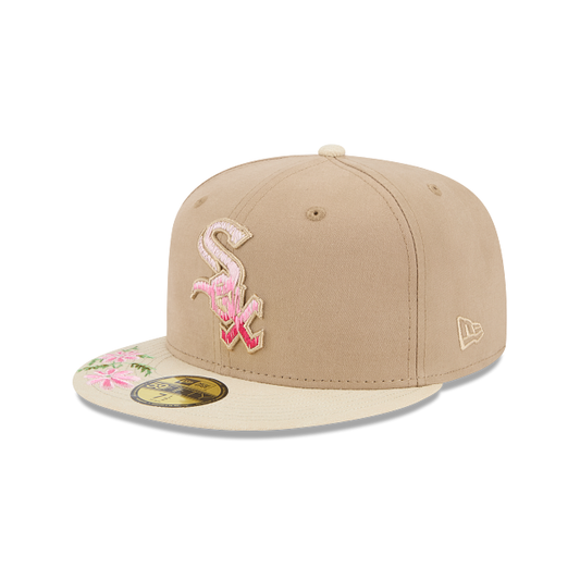 Chicago White Sox MLB Hand Stitched Floral 59FIFTY Cerrada
