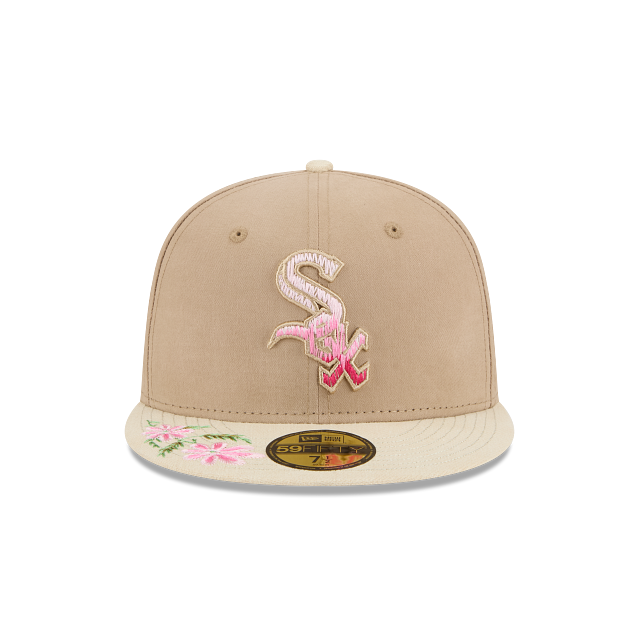 Chicago White Sox MLB Hand Stitched Floral 59FIFTY Cerrada