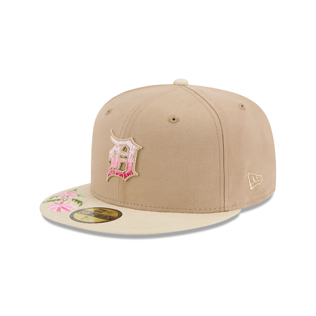 Detroit Tigers MLB Hand Stitched Floral 59FIFTY Cerrada