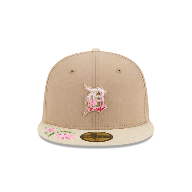 Detroit Tigers MLB Hand Stitched Floral 59FIFTY Cerrada