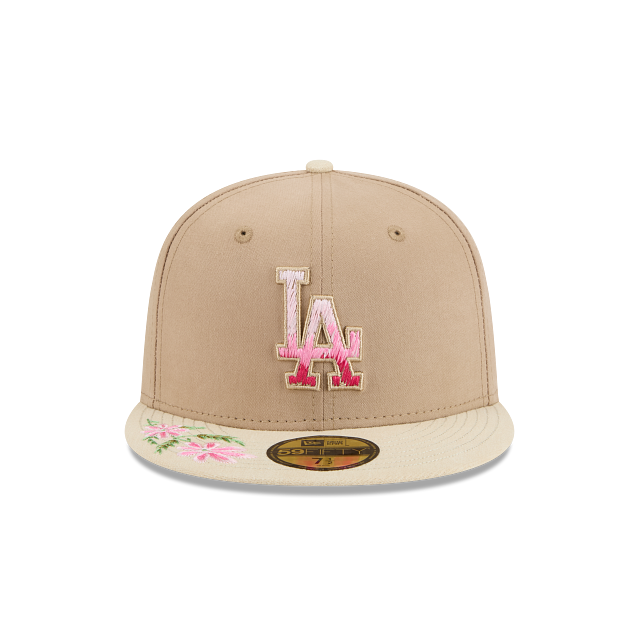 Los Angeles Dodgers MLB Hand Stitched Floral 59FIFTY Cerrada