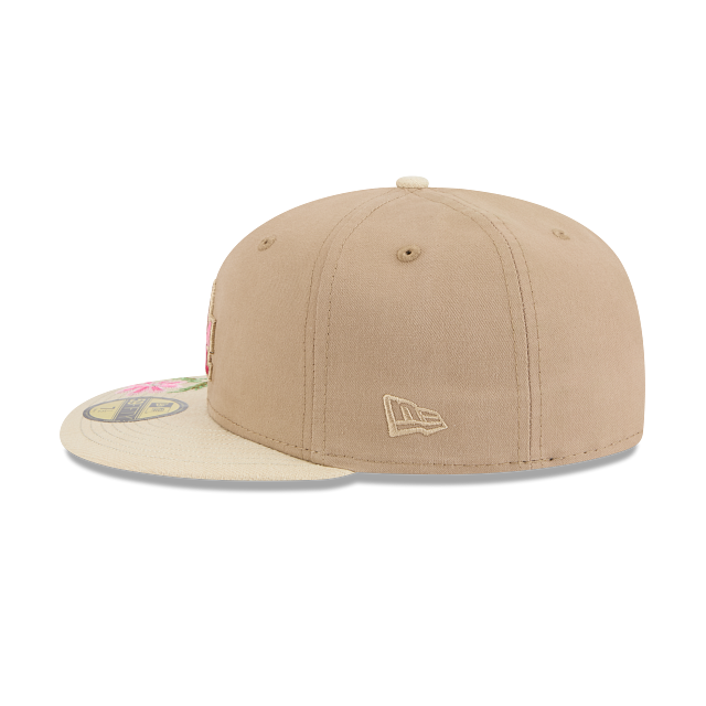 Los Angeles Dodgers MLB Hand Stitched Floral 59FIFTY Cerrada