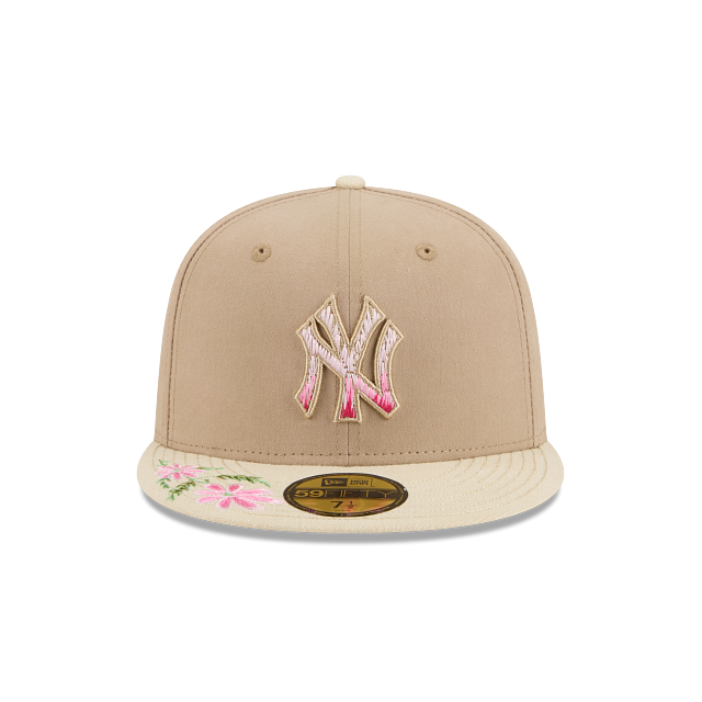 New York Yankees MLB Hand Stitched Floral 59FIFTY Cerrada